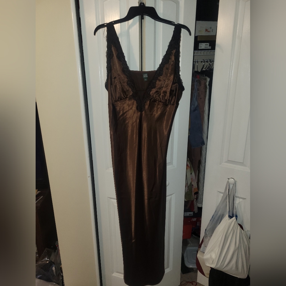 Wild Fable Brown Slip Dress